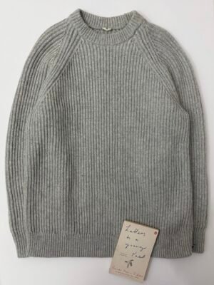 ARKET 100% Wool Grey Jumper with Side Zips