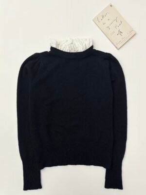 Sandro Navy Wool Jumper