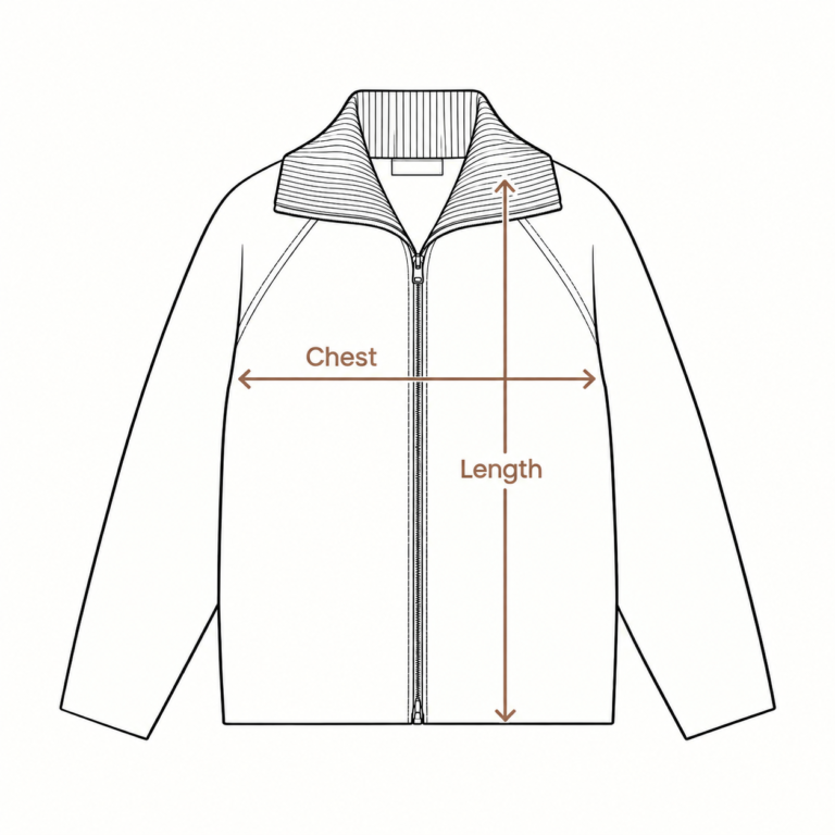 REFABY garment measurement guide