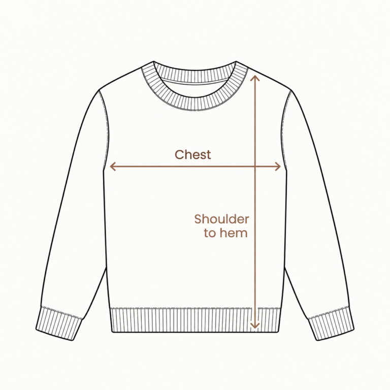 REFABY garment measurement guide