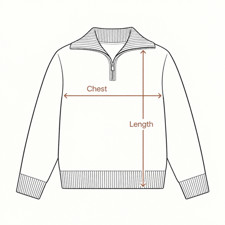 REFABY garment measurement guide