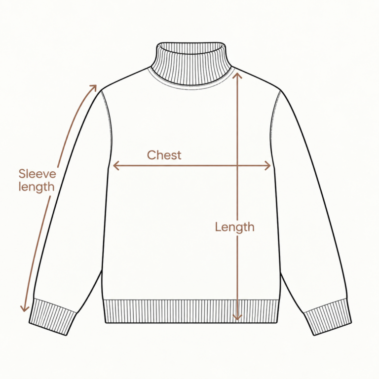 REFABY garment measurement guide