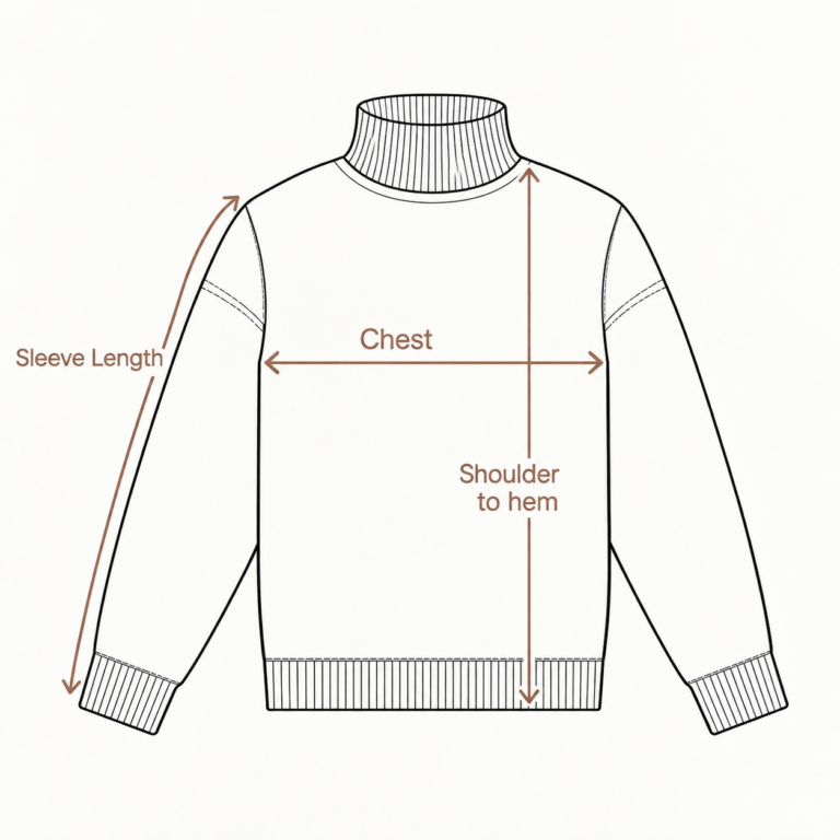 REFABY garment measurement guide