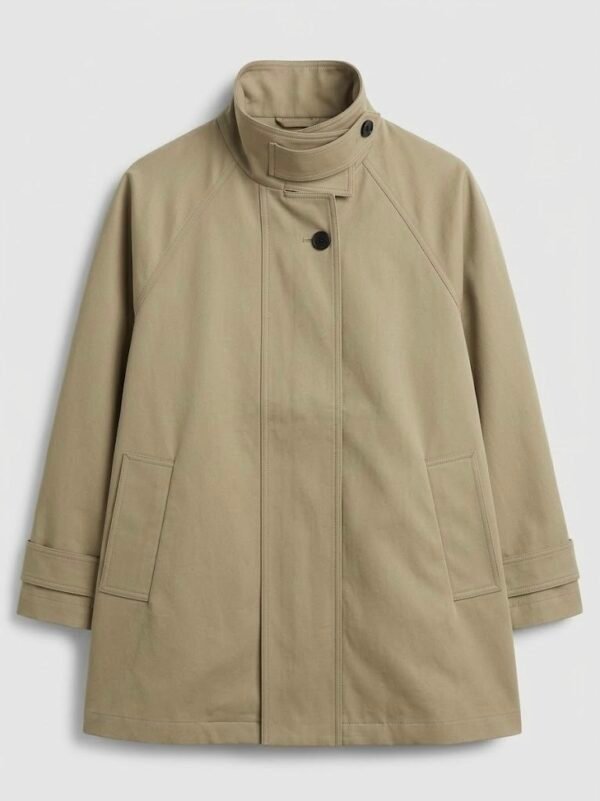 Classic Mid-Length Trench Coat